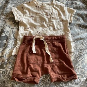 Rylee+cru baby top and bottoms